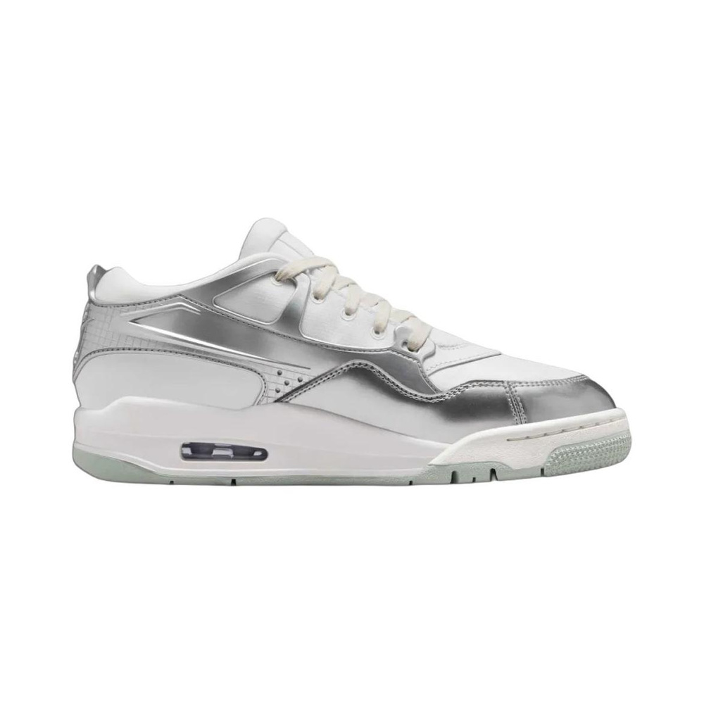 Air Jordan 4 'White / Photon Dust / Metallic Silver / Black' Женские