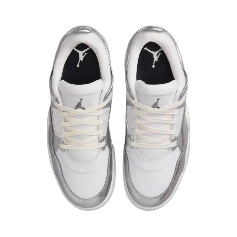 Air Jordan 4 'White / Photon Dust / Metallic Silver / Black' Женские