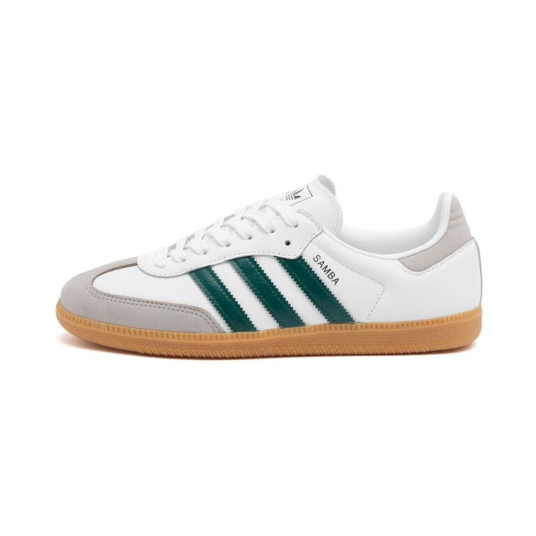 Adidas Samba OG 'Cloud White / Green / Grey' Женские