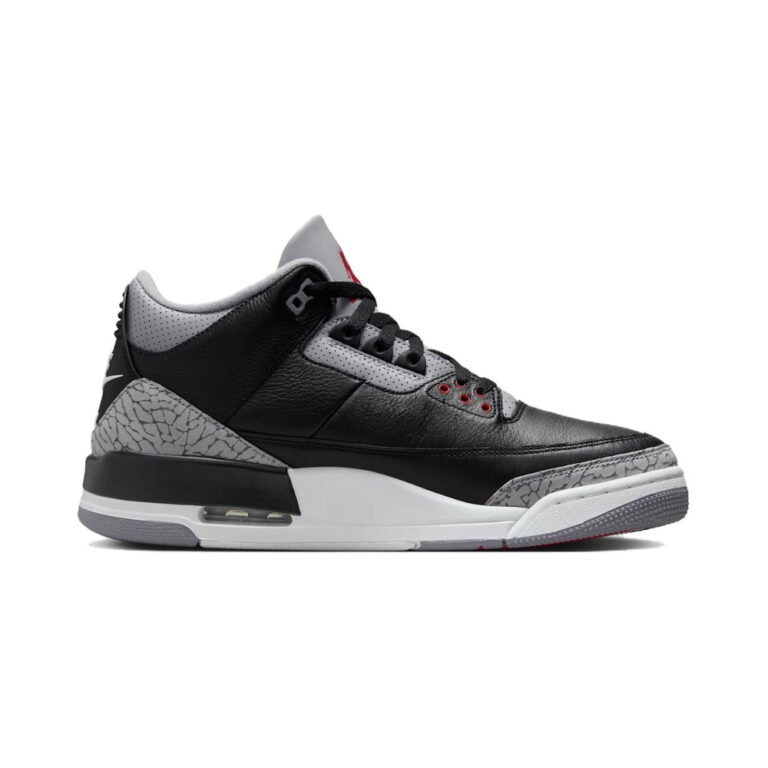 Air Jordan 3 'White / Photon Dust / Metallic Silver / Black' Мужские