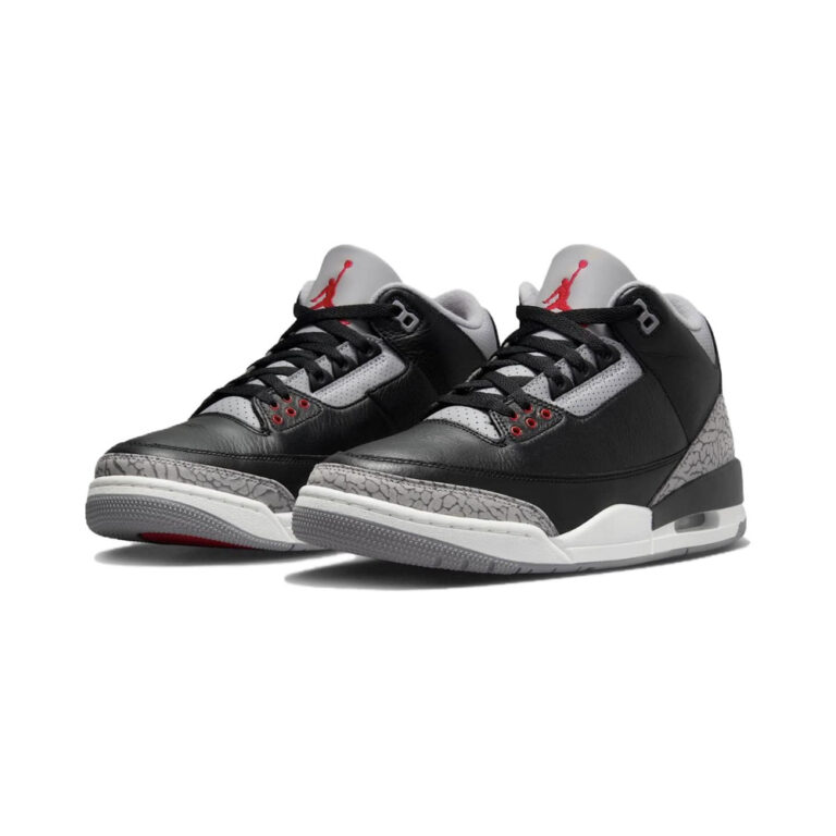 Air Jordan 3 'White / Photon Dust / Metallic Silver / Black' Мужские
