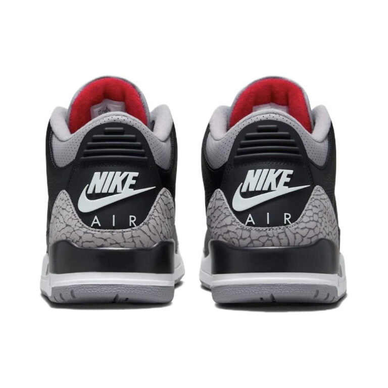 Air Jordan 3 'White / Photon Dust / Metallic Silver / Black' Мужские