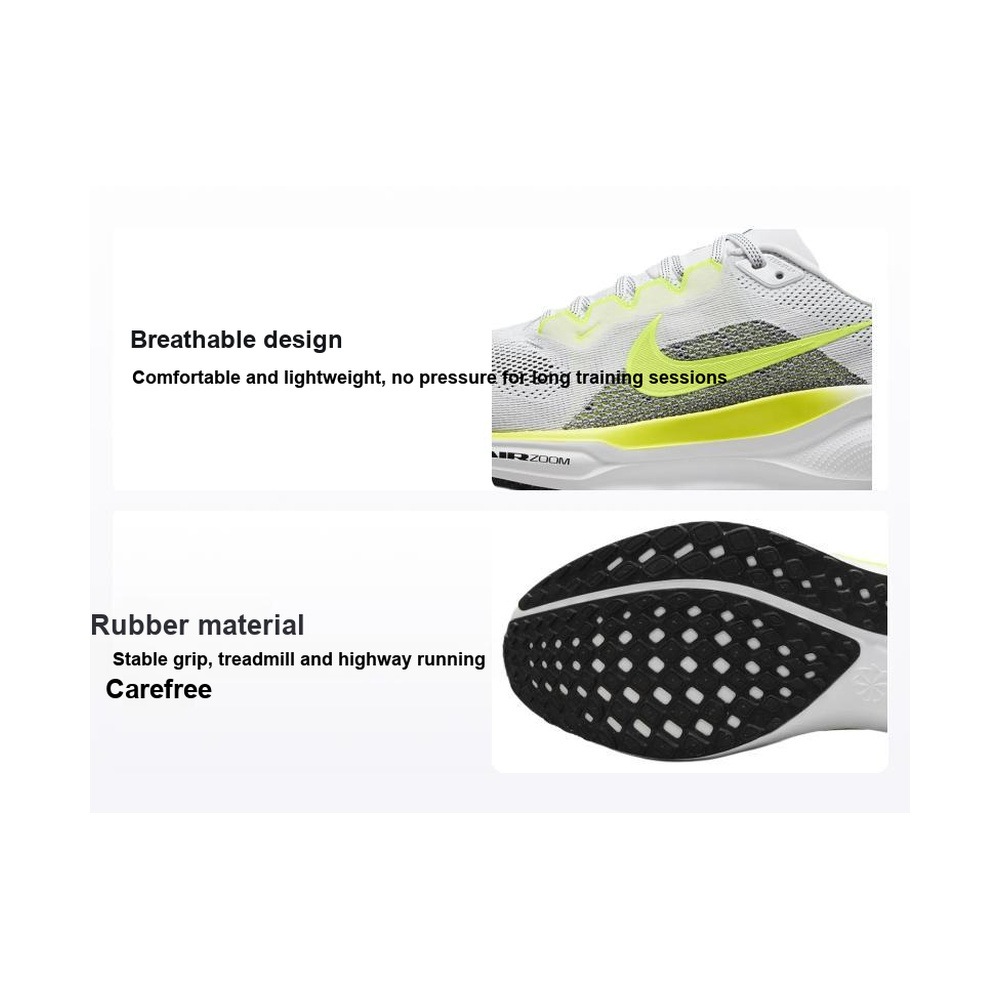 Nike Pegasus 41 'Black / White / Metallic Silver' Мужские