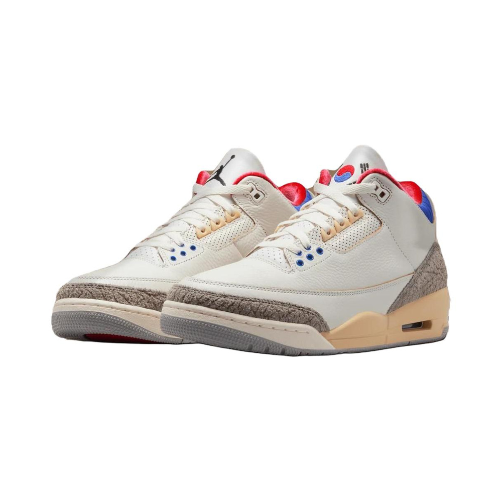Air Jordan 3 'Coconut Milk / Neutral Olive / University Red / Linen' Мужские