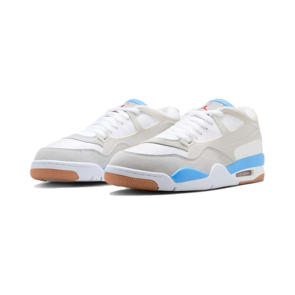 Air Jordan 4 'White / Light Smoke Grey / Pink Foam' Мужские