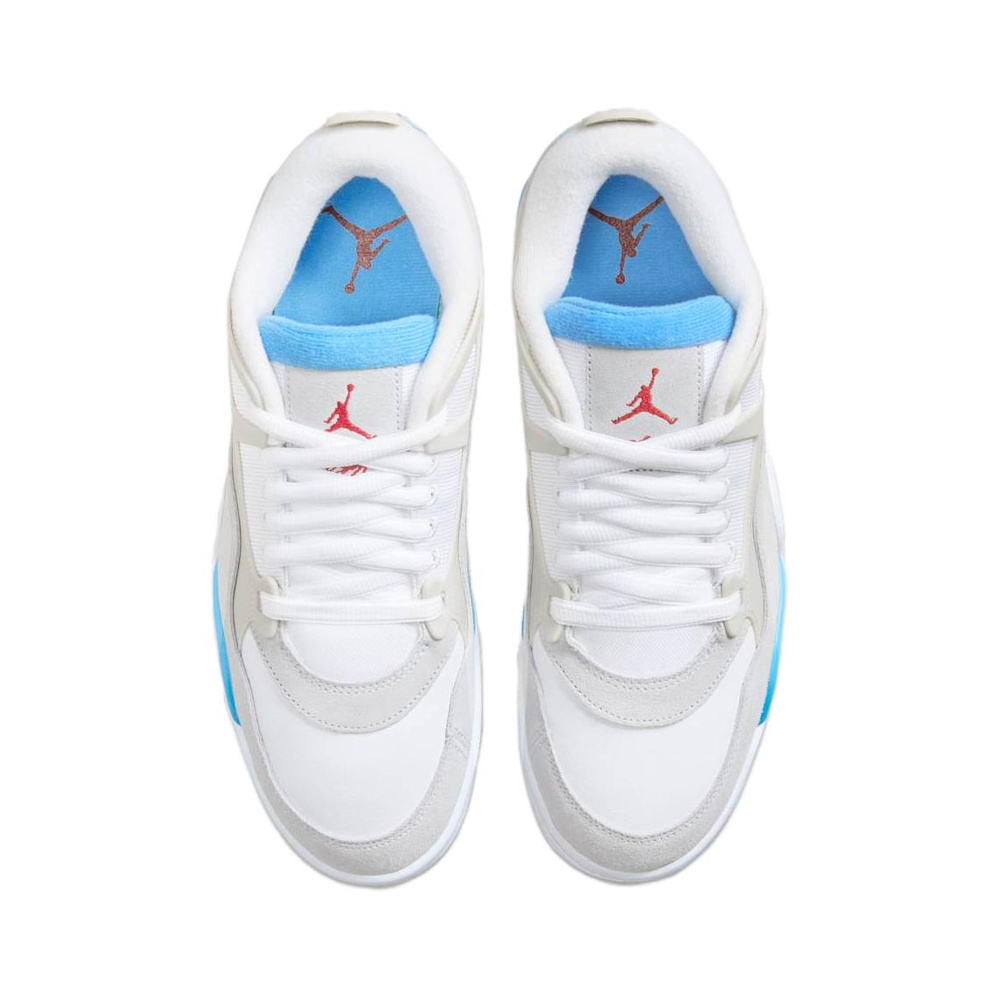 Air Jordan 4 'White / Light Smoke Grey / Pink Foam' Мужские