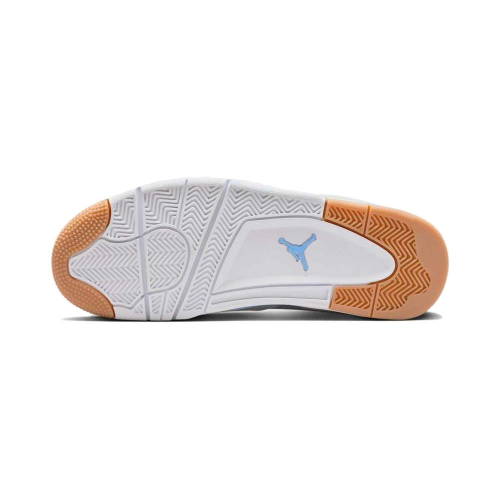 Air Jordan 4 'White / Light Smoke Grey / Pink Foam' Мужские