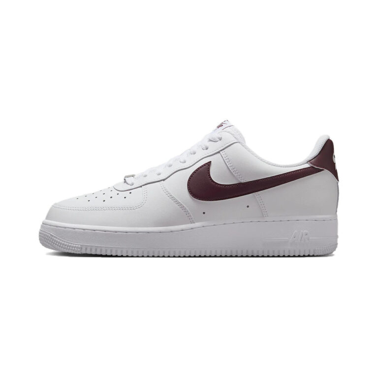Nike Air Force 'White / University Red / Metallic Silver' Мужские