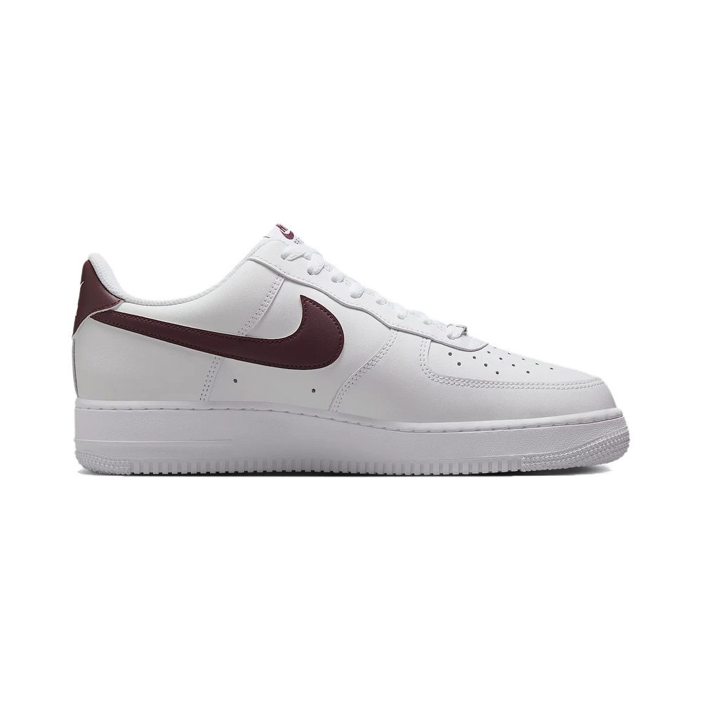 Nike Air Force 'White / University Red / Metallic Silver' Мужские