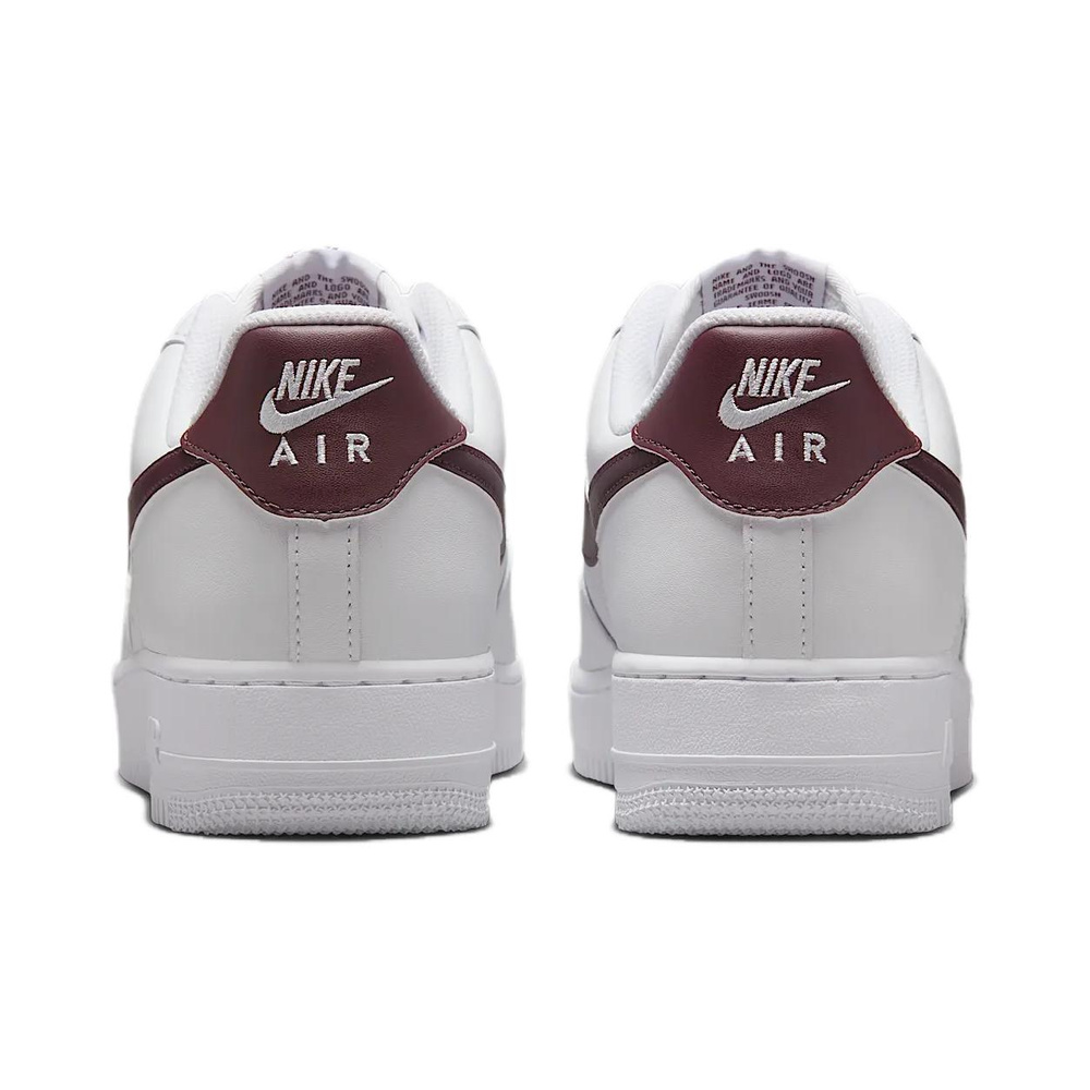 Nike Air Force 'White / University Red / Metallic Silver' Мужские
