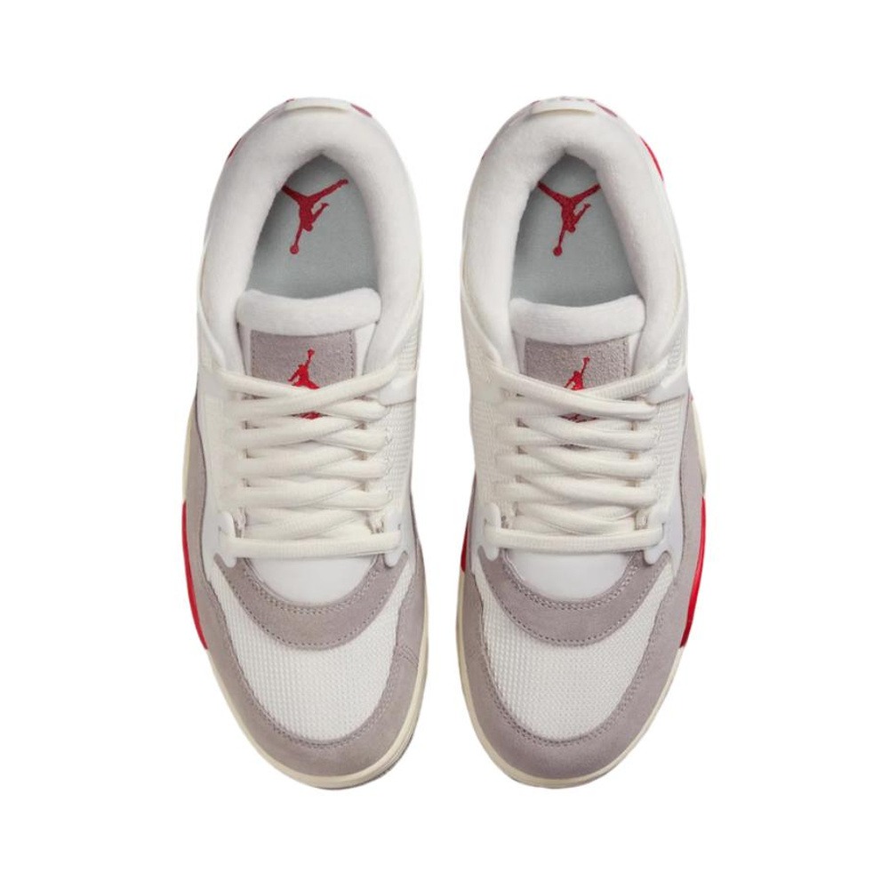 Air Jordan 4 'White / Bright Crimson / Hyper Turquoise / Obsidian' Мужские