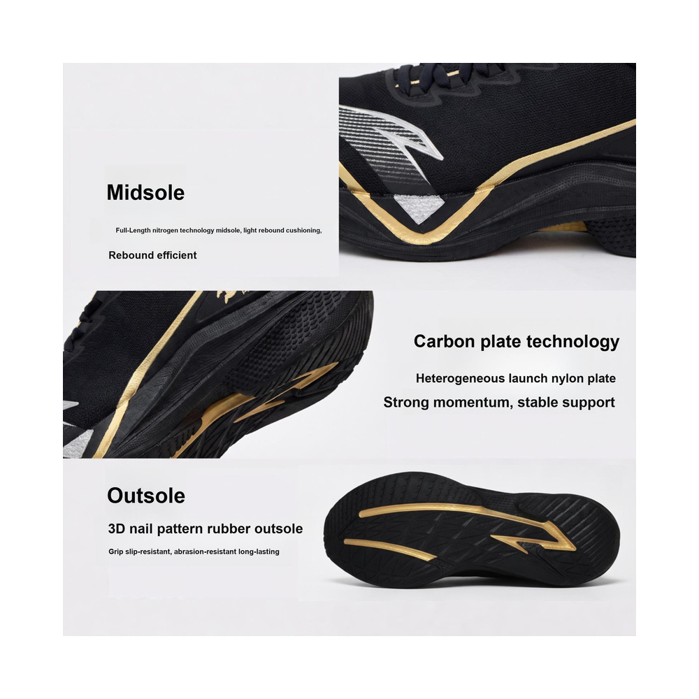 Hoka Mach 'Core Black / Gold' Мужские