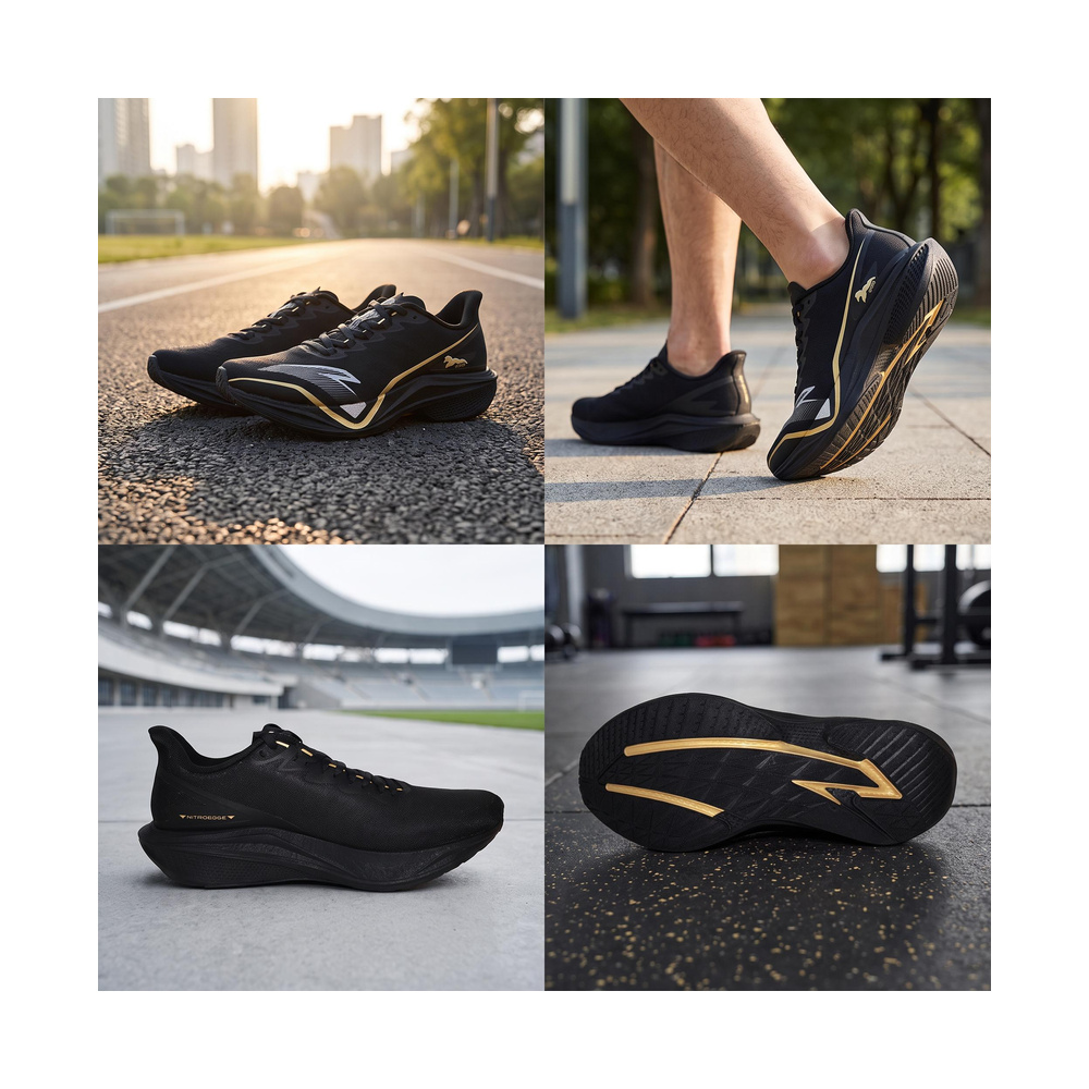 Hoka Mach 'Core Black / Gold' Мужские