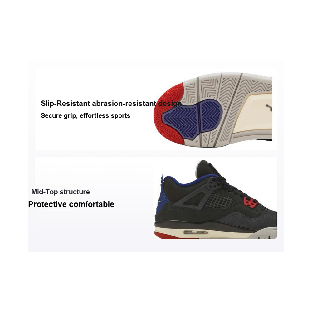 Air Jordan 4 'Black / Dark Smoke Grey' Унисекс