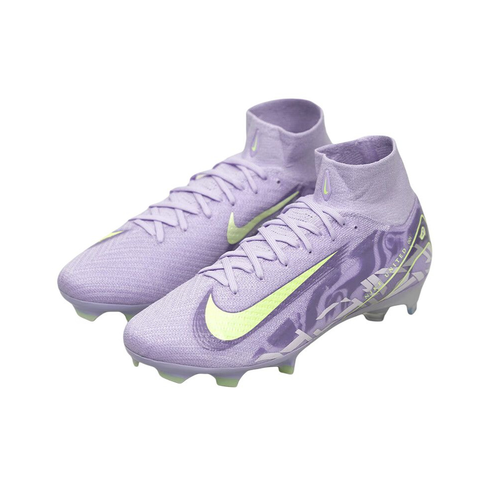 Nike Mercurial Superfly 10 'Light Silver / Jade Horizon / Safety Orange / Anthracite' Мужские
