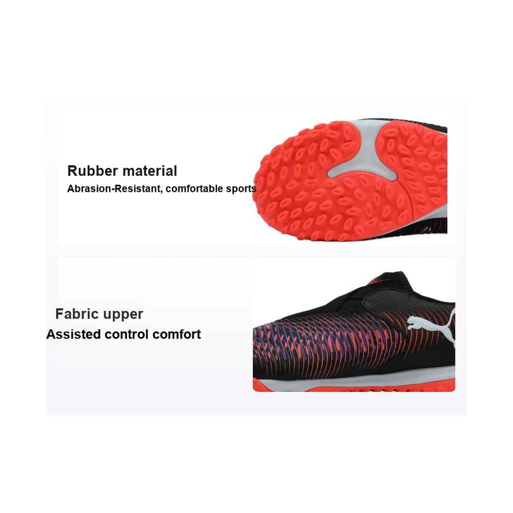 Puma Future 8 'Black Puma White Bright Red' Унисекс