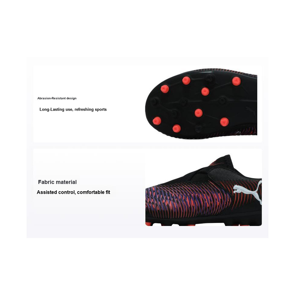 Puma Future 8 'Black Puma White Bright Red' Унисекс