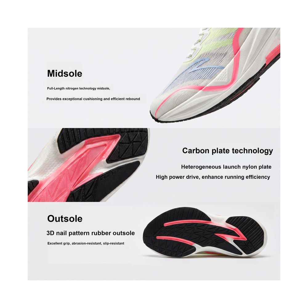 Hoka Mach 'White Green' Мужские