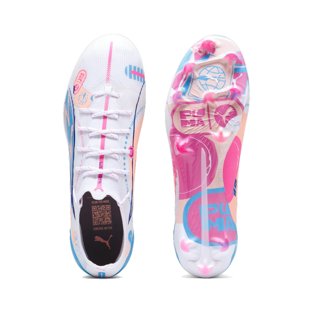Puma Ultra 5 'White Bright Blue Pink' Мужские