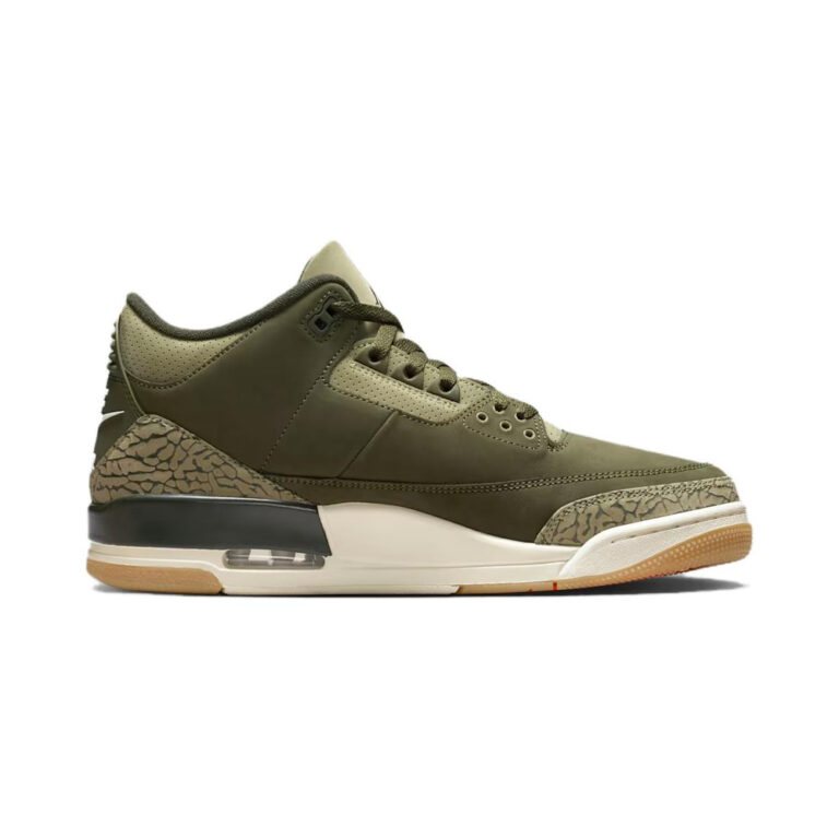 Air Jordan 3 'White / Photon Dust / Metallic Silver / Black' Мужские