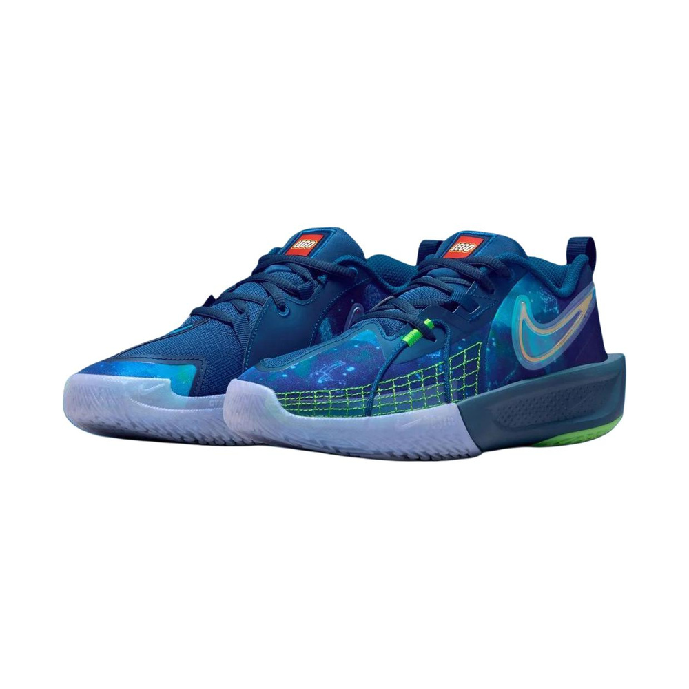 Nike GT Cut 3 'G.T. Cut 3 x LEGO® Collection Big Kids' Basketball Shoes - Brave Blue / Green Strike / Pure Platinum / Chrome' Унисекс