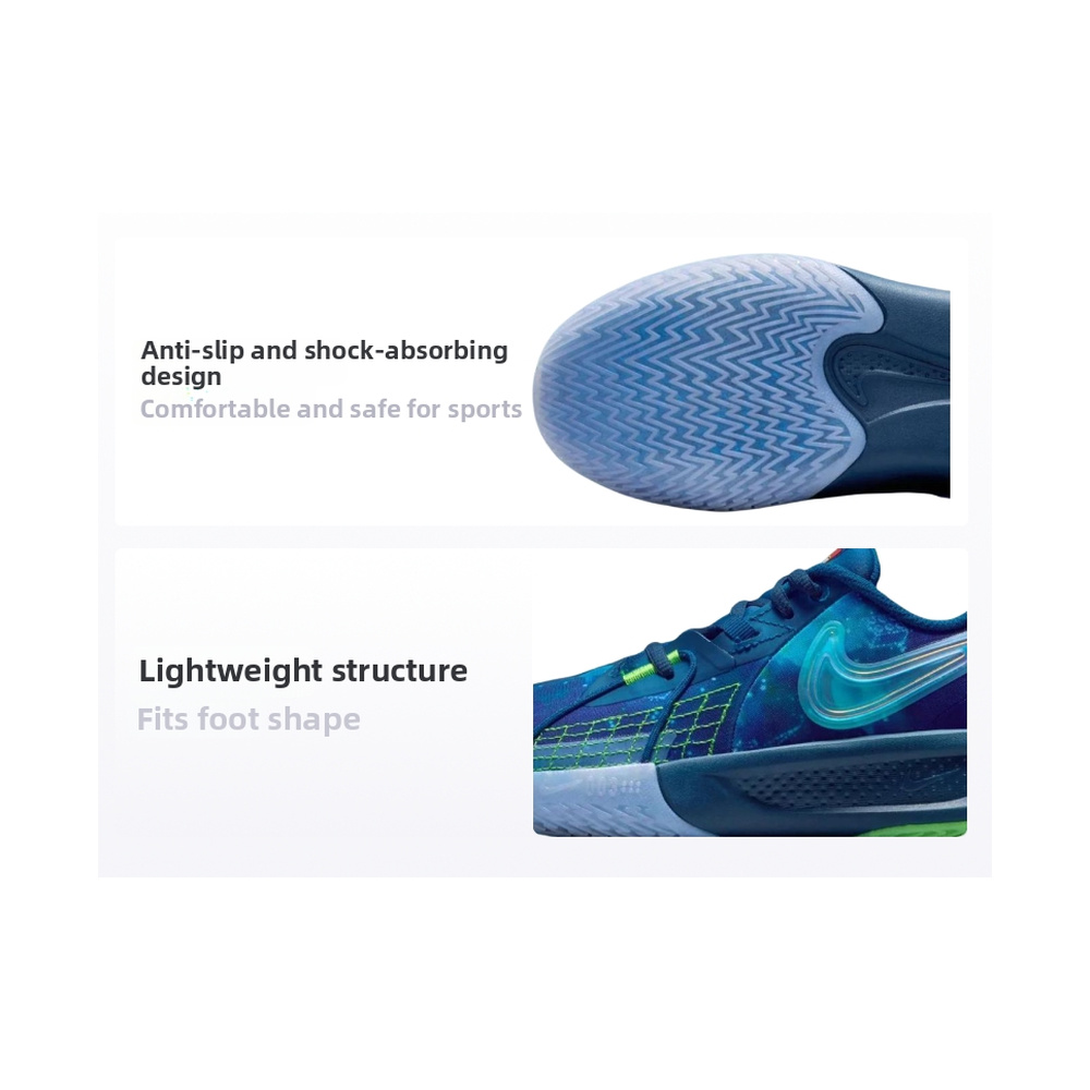 Nike GT Cut 3 'G.T. Cut 3 x LEGO® Collection Big Kids' Basketball Shoes - Brave Blue / Green Strike / Pure Platinum / Chrome' Унисекс