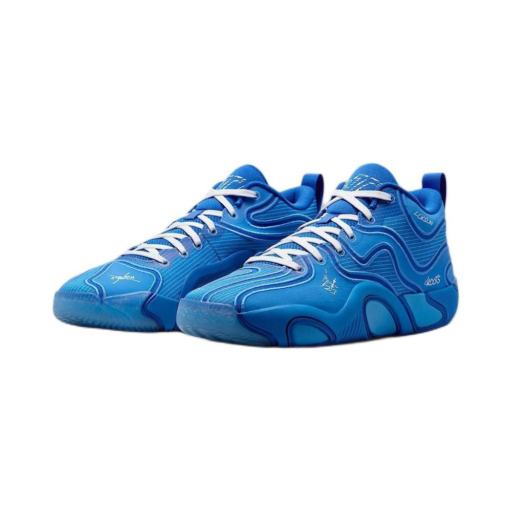 Jordan Tatum 3 'White / Work Blue / Barely Green / Midnight Navy' Мужские