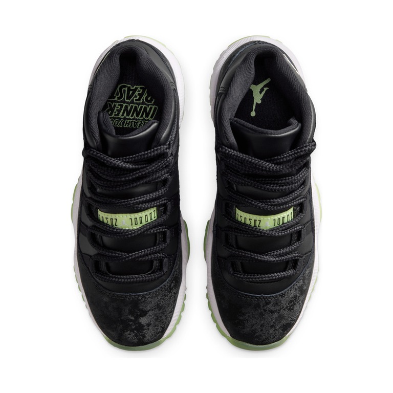 Air Jordan 11 'Black / Seaweed / Light Lemon Twist / Black' Унисекс