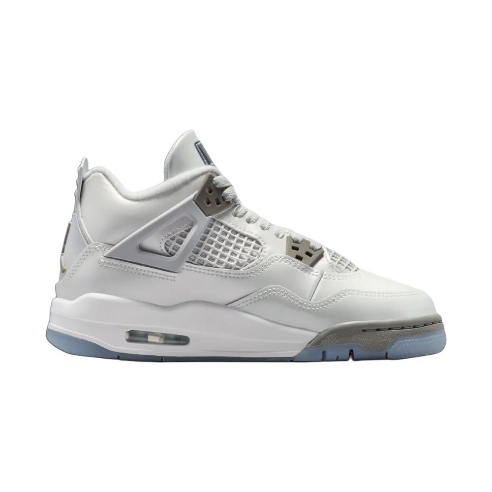 Air Jordan 4 'Black / Cobalt Bliss / Dark Smoke Grey / Metallic Silver' Унисекс
