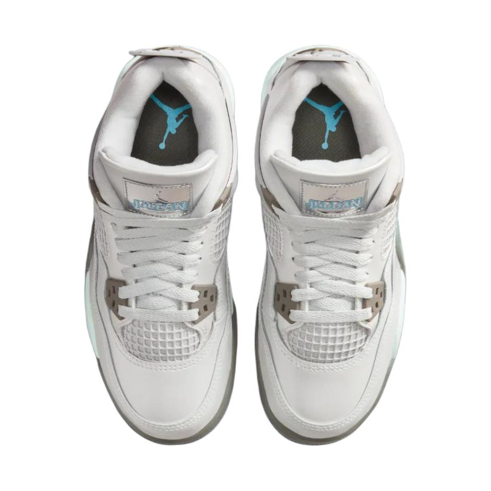 Air Jordan 4 'Black / Cobalt Bliss / Dark Smoke Grey / Metallic Silver' Унисекс