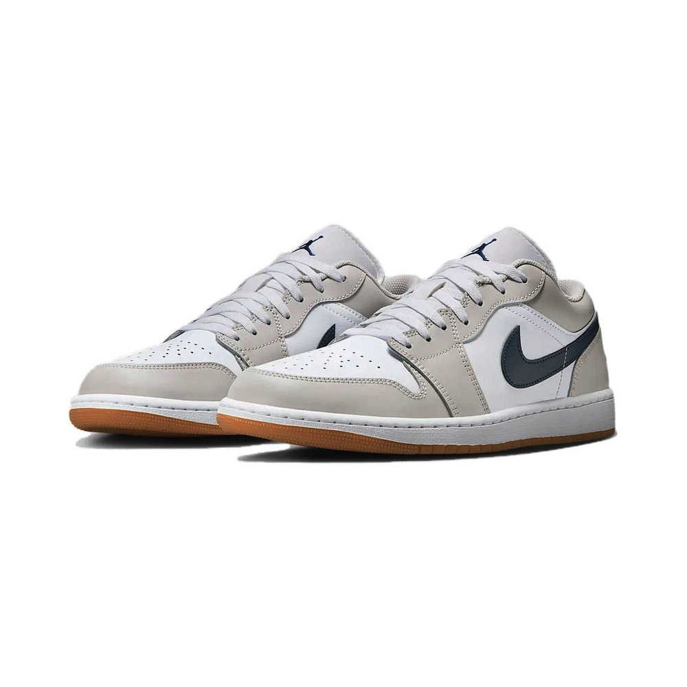 Air Jordan 1 'White / Neutral Grey / Gum Medium Brown / Midnight Navy' Мужские