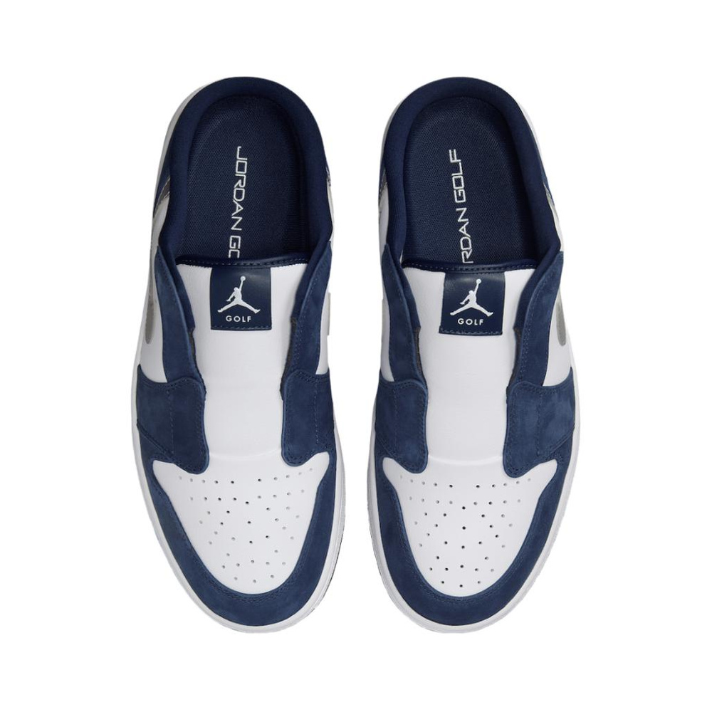 Air Jordan 1 'White / Midnight Navy / Metallic Silver' Мужские