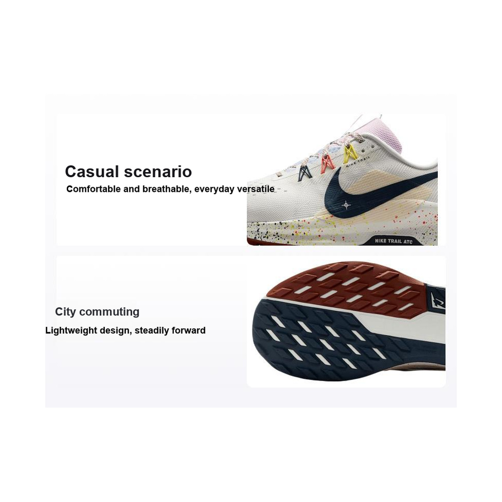 Nike Pegasus Trail 5 'Dark Smoke Grey / White / Football Grey / Aluminum' Мужские