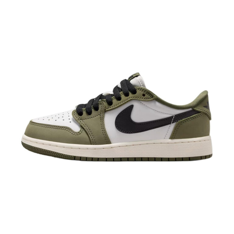 Air Jordan 1 'Medium Olive / Olive Flak / Vivid Purple' Унисекс