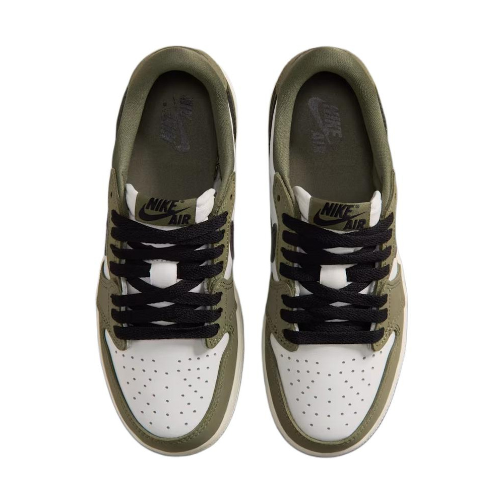 Air Jordan 1 'Medium Olive / Olive Flak / Vivid Purple' Унисекс