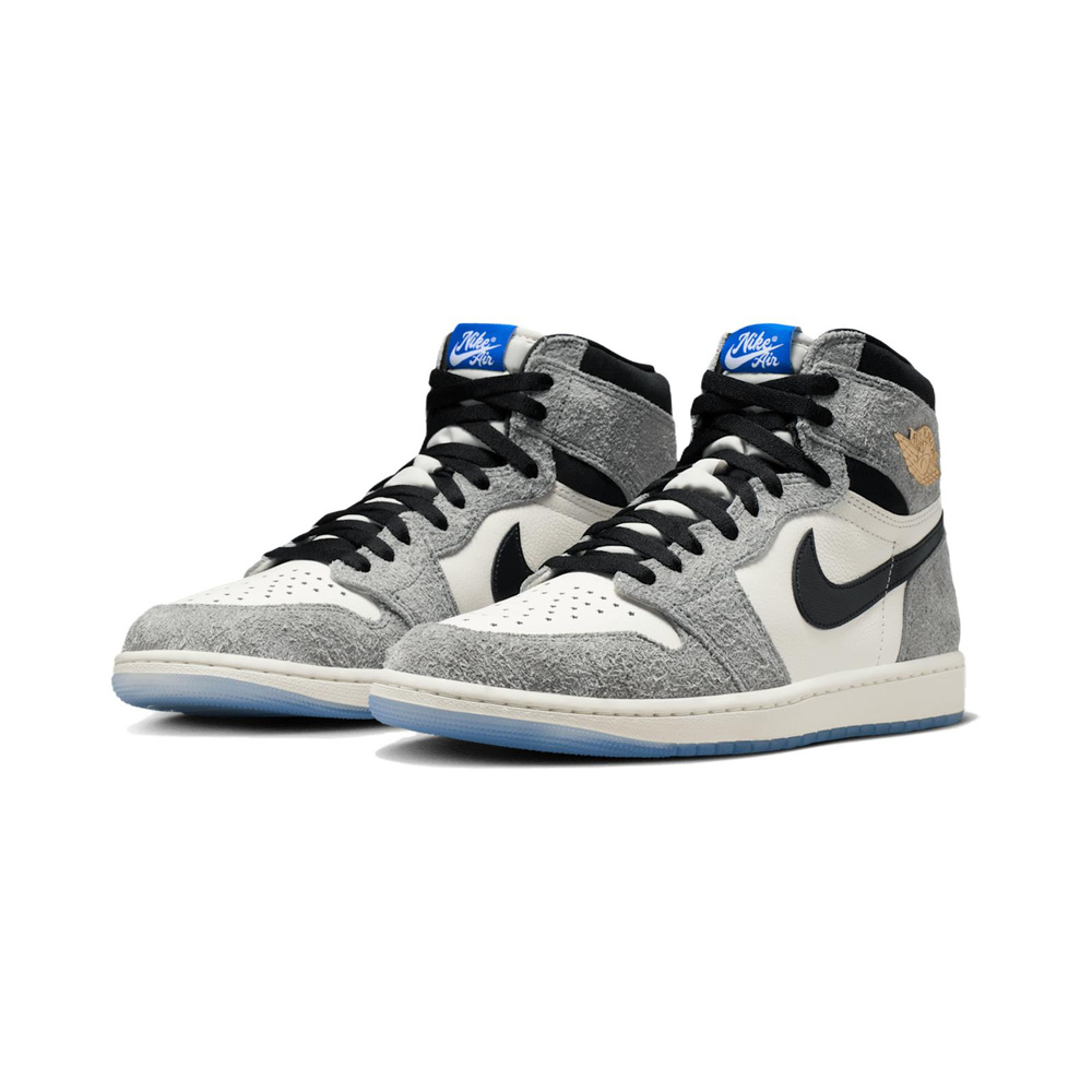 Air Jordan 1 'Black / Dark Smoke Grey / Summit White / Volt Ice' Мужские