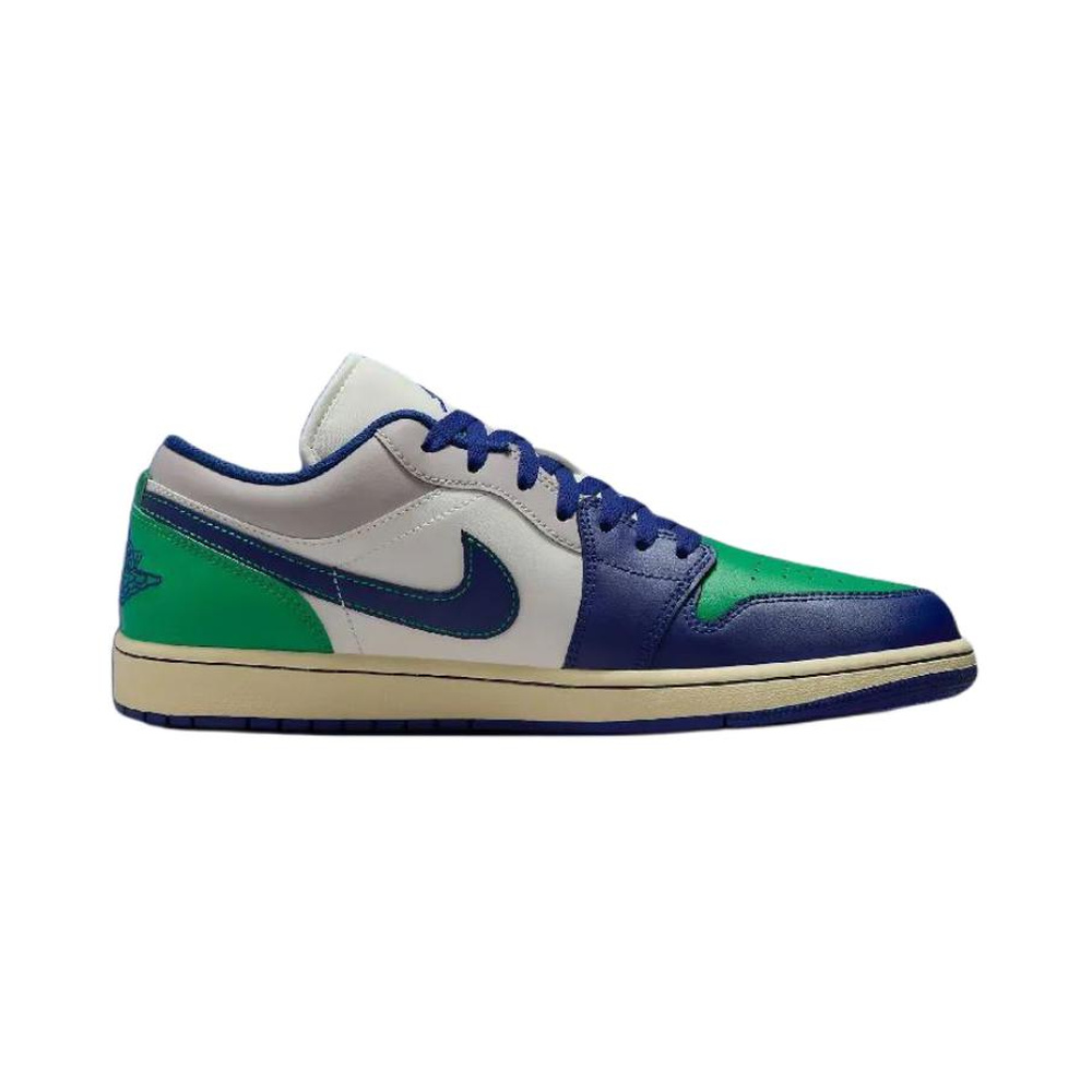 Air Jordan 1 Low 'Sail / University Red / Light Khaki / Black' Мужские