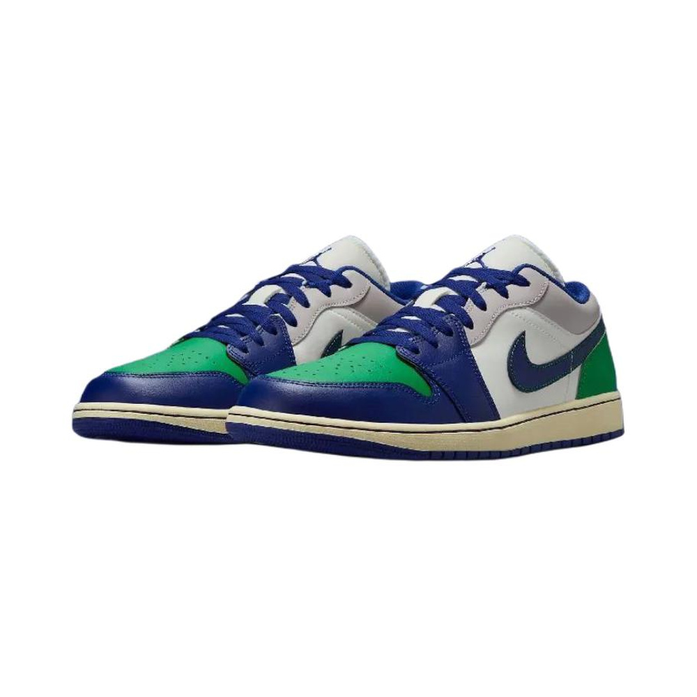 Air Jordan 1 Low 'Sail / University Red / Light Khaki / Black' Мужские
