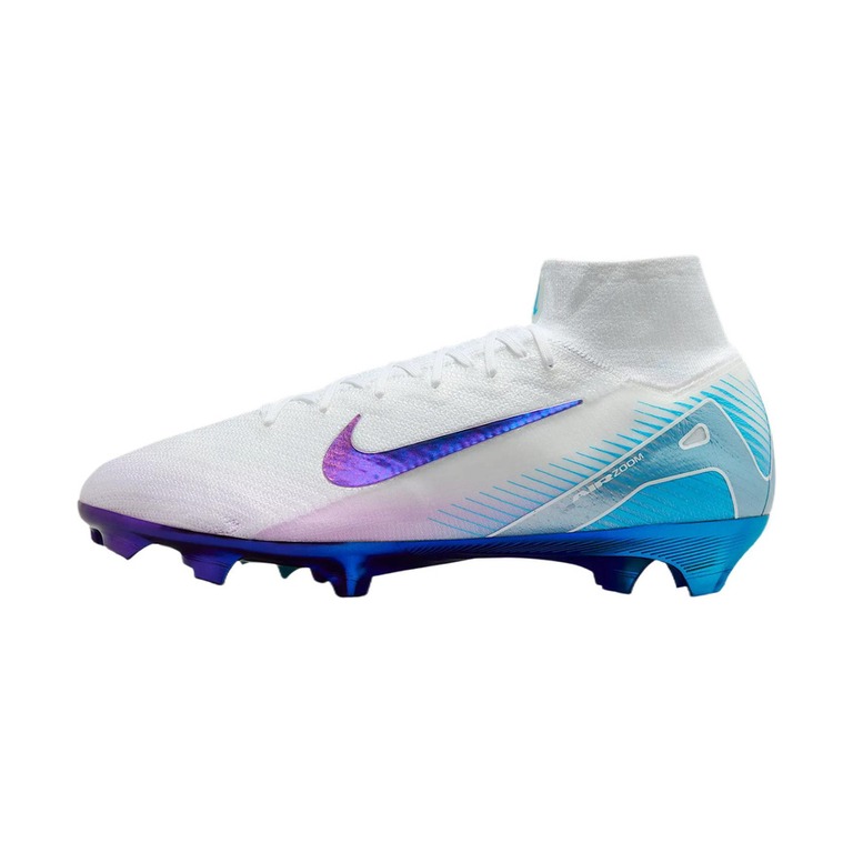 Nike Mercurial Superfly 10 'White / Midnight Navy / White / Metallic Silver' Мужские