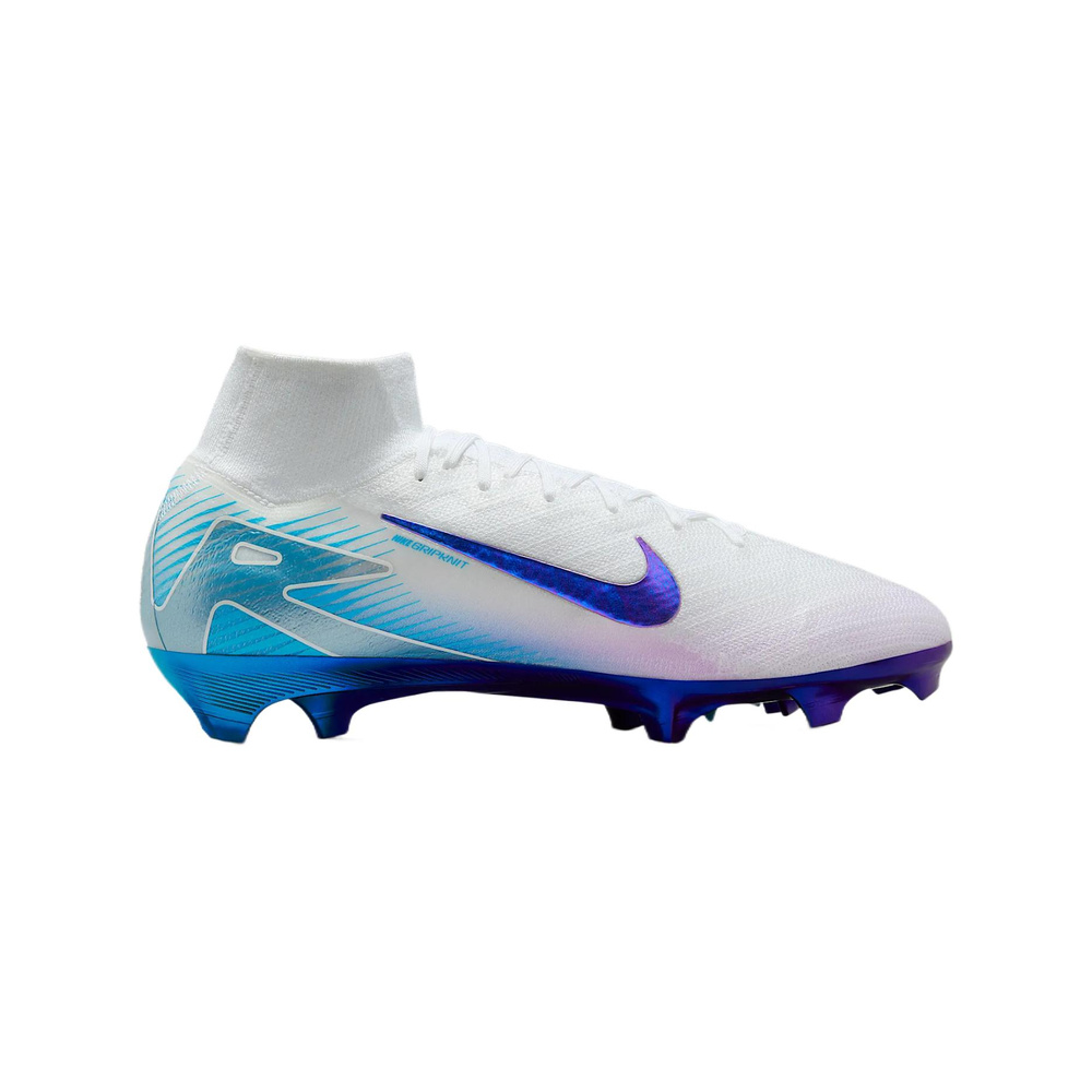 Nike Mercurial Superfly 10 'White / Midnight Navy / White / Metallic Silver' Мужские