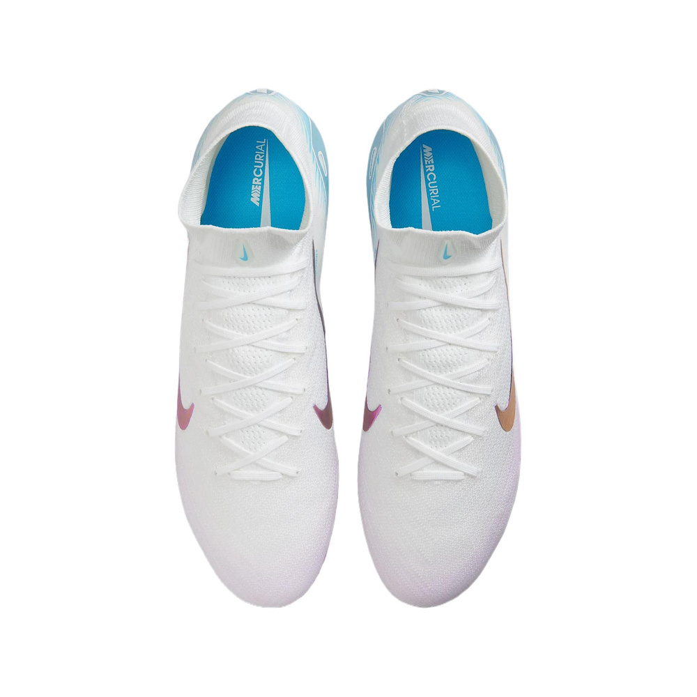 Nike Mercurial Superfly 10 'White / Midnight Navy / White / Metallic Silver' Мужские