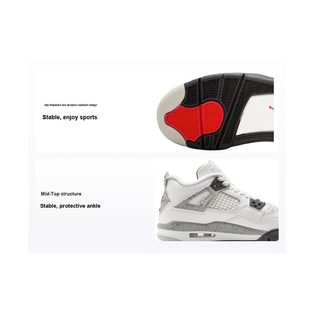 Air Jordan 4 'White / Persian Violet / Stadium Green / White' Унисекс