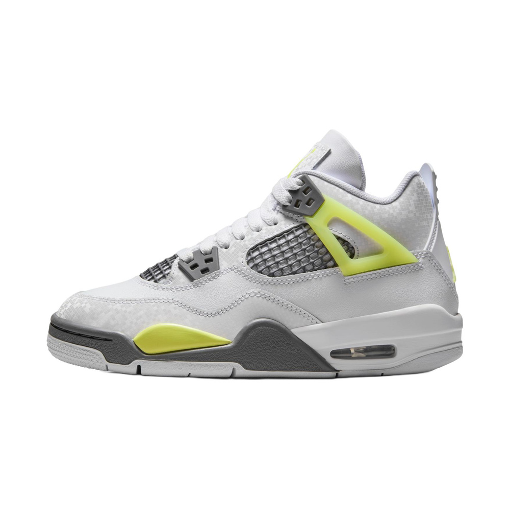 Air Jordan 4 'Metallic Summit White / Pure Platinum / Wolf Grey / White' Унисекс