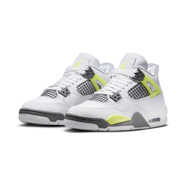 Air Jordan 4 'Metallic Summit White / Pure Platinum / Wolf Grey / White' Унисекс
