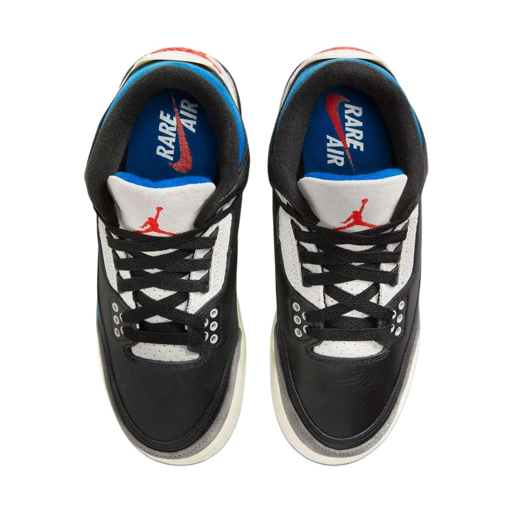 Air Jordan 3 'Black / Metallic Silver / Anthracite / Black' Унисекс