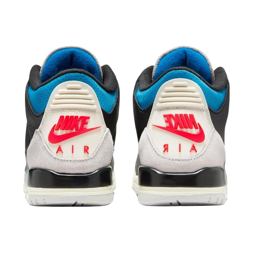 Air Jordan 3 'Black / Metallic Silver / Anthracite / Black' Унисекс