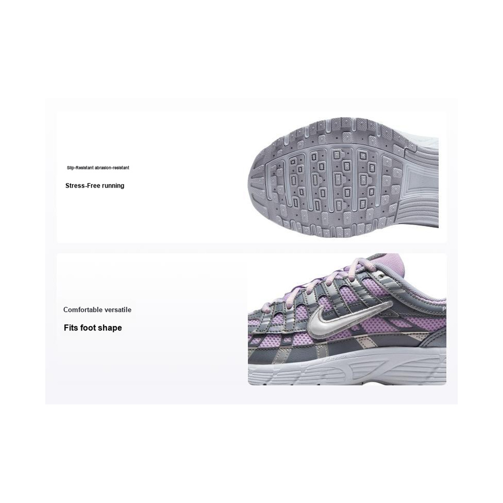 Nike P-6000 'Doll / Smoke Grey / Metallic Silver / White' Унисекс
