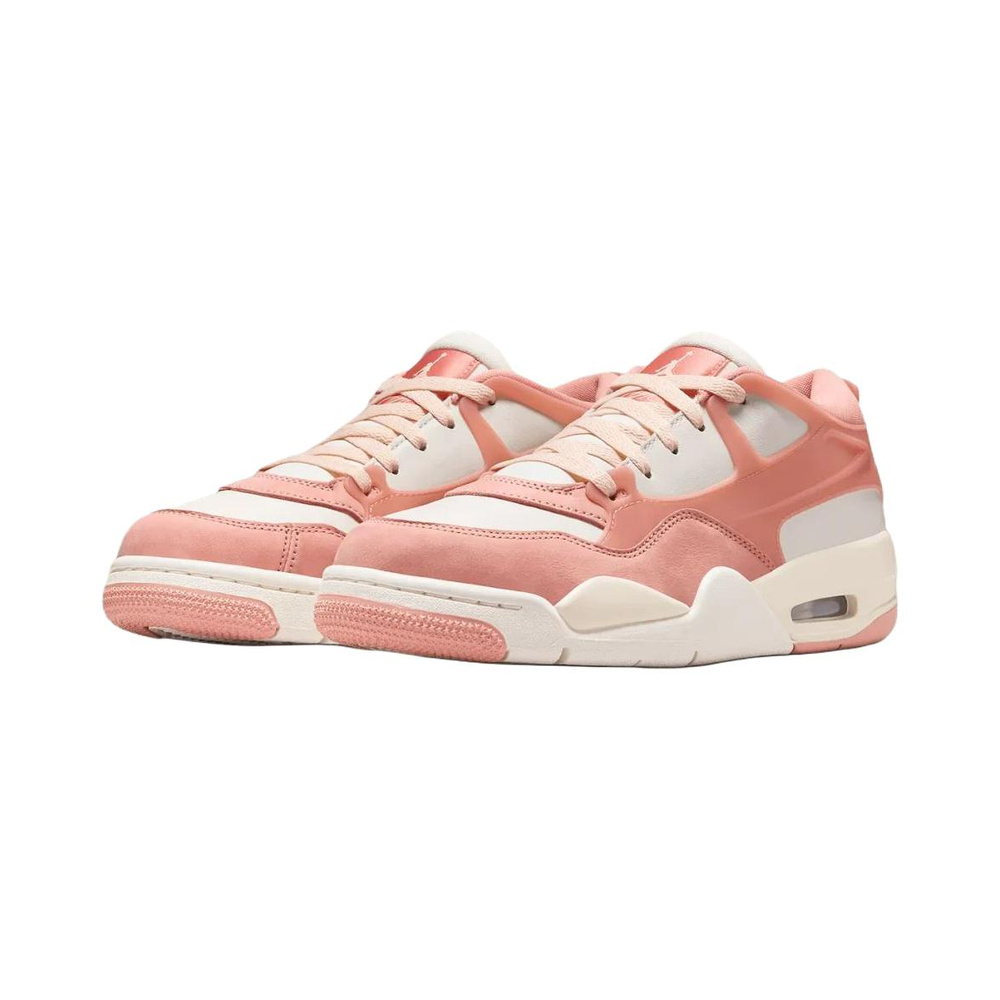 Air Jordan 4 'Bleached Coral / Off Noir / Metallic Silver / Summit White' Женские