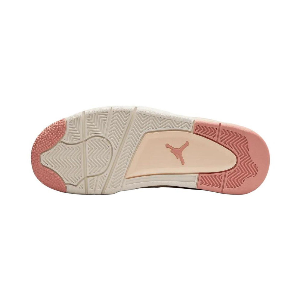 Air Jordan 4 'Bleached Coral / Off Noir / Metallic Silver / Summit White' Женские