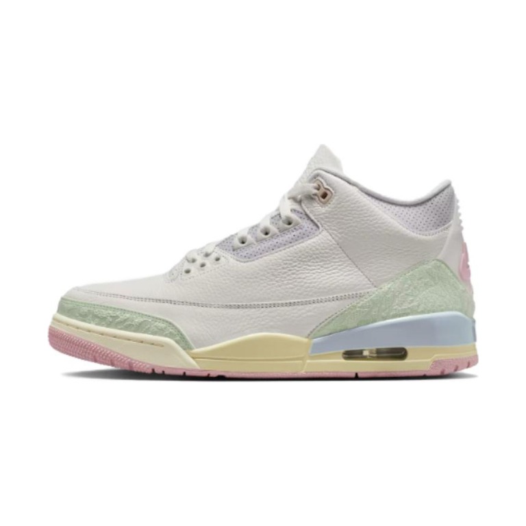 Air Jordan 3 'White / Platinum Tint / Gum Light Brown / Black' Мужские